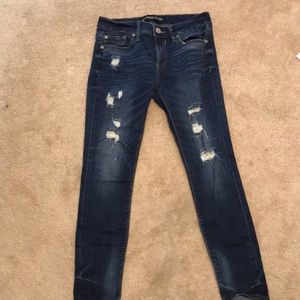 Express ripped jeans